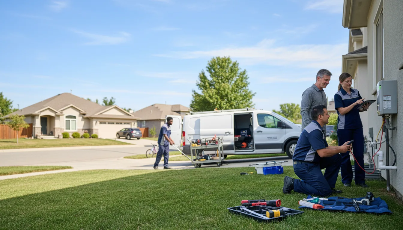 Tankless water heater service in Cumming, IA